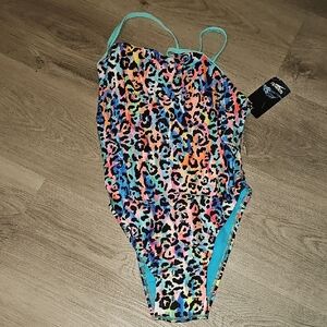 Speedo Leopard Print Swimsuit